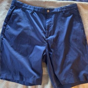 Vineyard Vines Men's Performance Golf Shorts Blue, Flat Front, Size 38